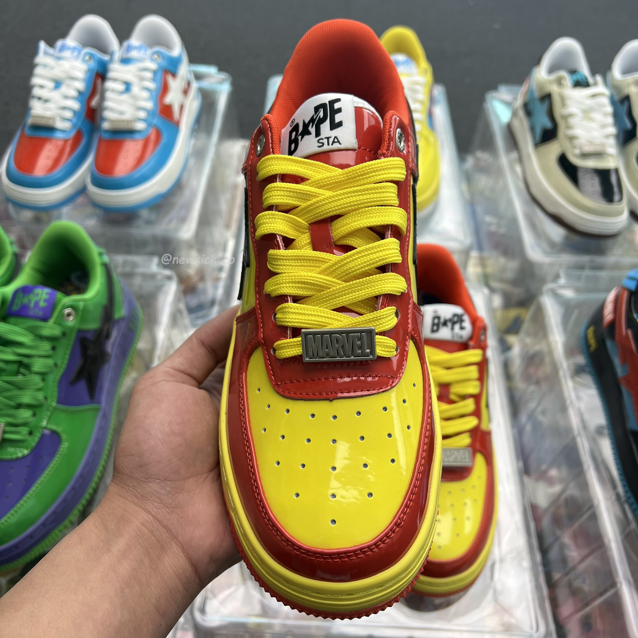 A Bathing Ape Bape Sta Marvel Comics Rocket Raccoon Thor Hulk Captain America Black Widow Iron Man  2022 (27) - www.newkick.vip